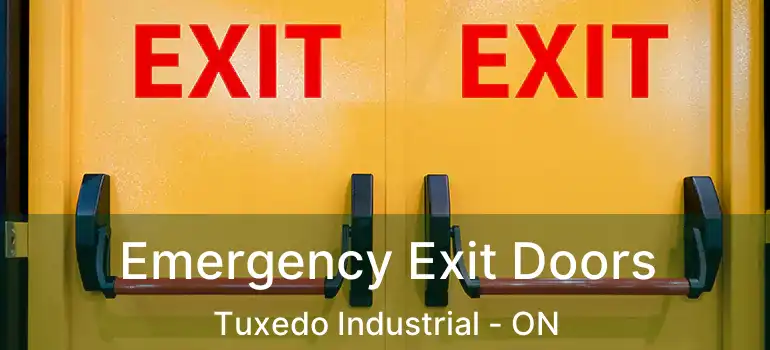  Emergency Exit Doors Tuxedo Industrial - ON