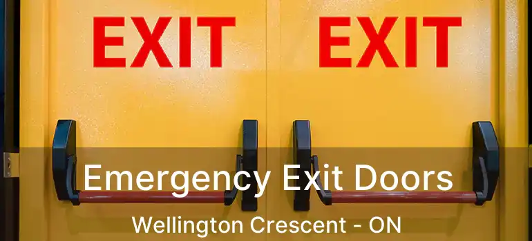  Emergency Exit Doors Wellington Crescent - ON