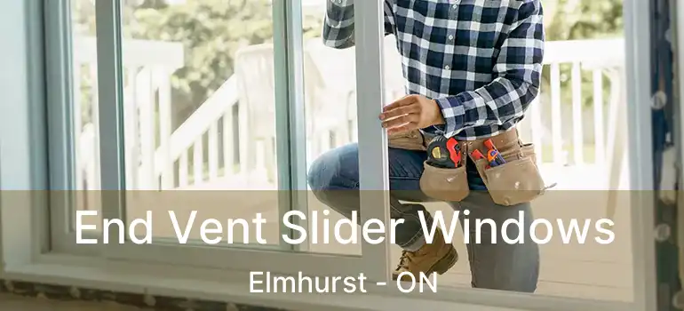  End Vent Slider Windows Elmhurst - ON