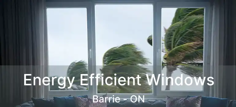 Energy Efficient Windows Barrie - ON