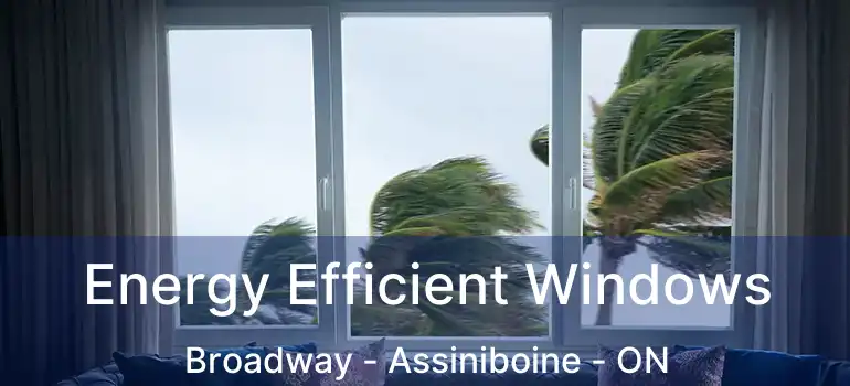  Energy Efficient Windows Broadway - Assiniboine - ON