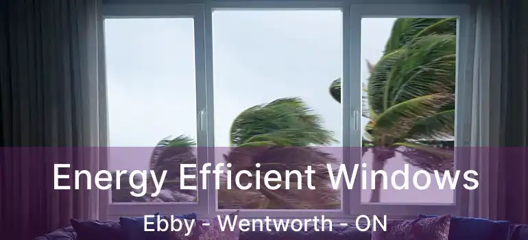  Energy Efficient Windows Ebby - Wentworth - ON