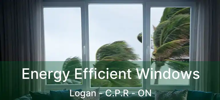  Energy Efficient Windows Logan - C.P.R - ON