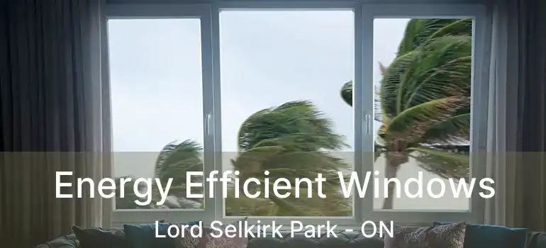  Energy Efficient Windows Lord Selkirk Park - ON
