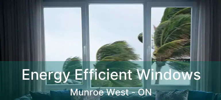 Energy Efficient Windows Munroe West - ON