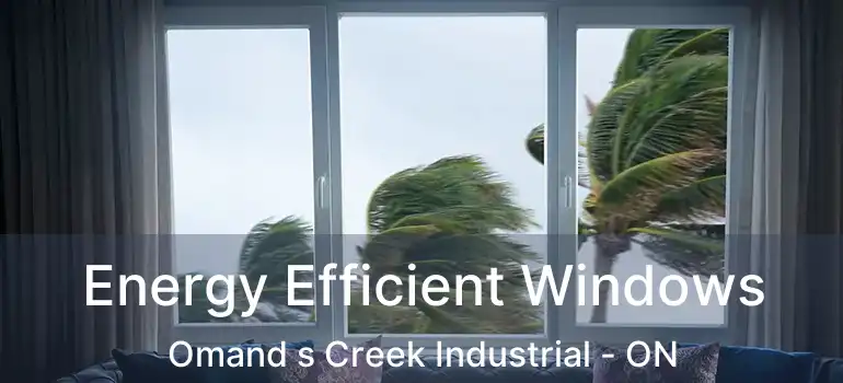  Energy Efficient Windows Omand s Creek Industrial - ON