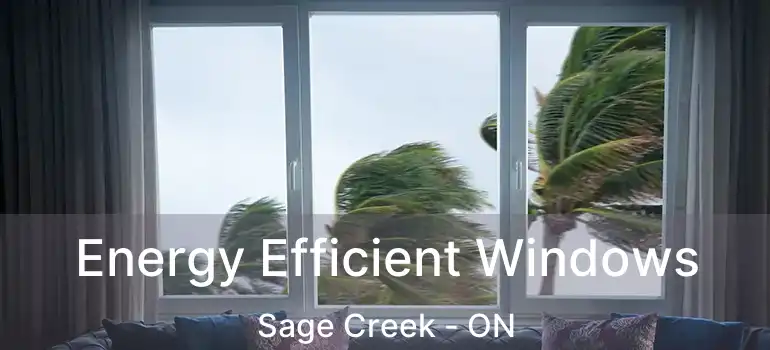  Energy Efficient Windows Sage Creek - ON
