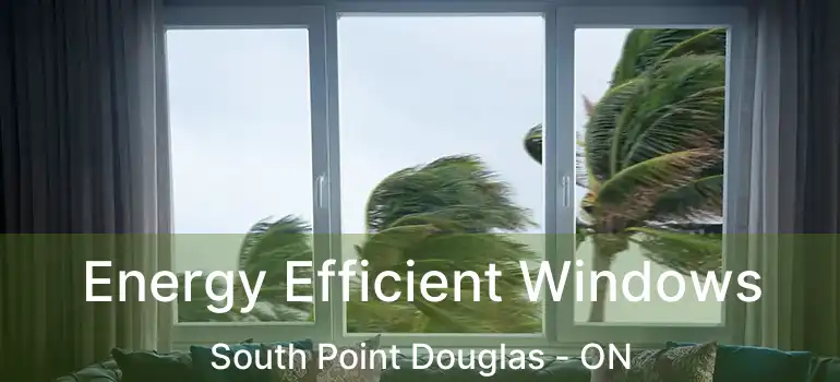  Energy Efficient Windows South Point Douglas - ON