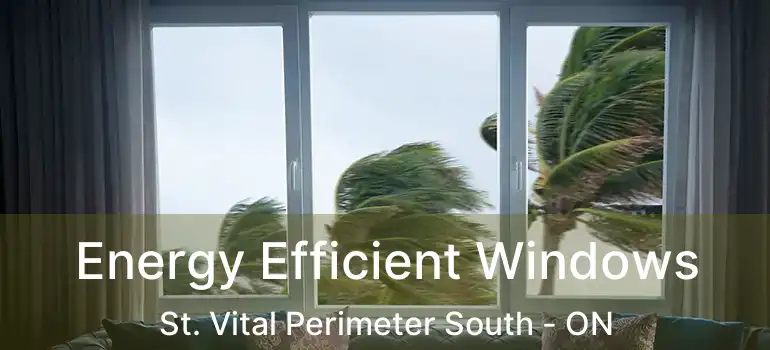  Energy Efficient Windows St. Vital Perimeter South - ON