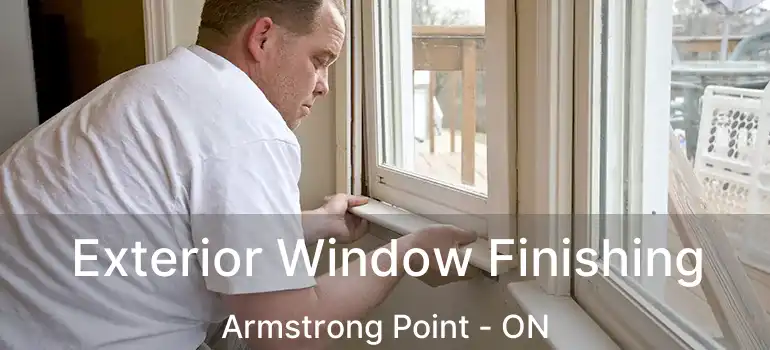  Exterior Window Finishing Armstrong Point - ON