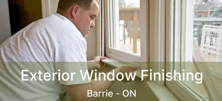  Exterior Window Finishing Barrie - ON