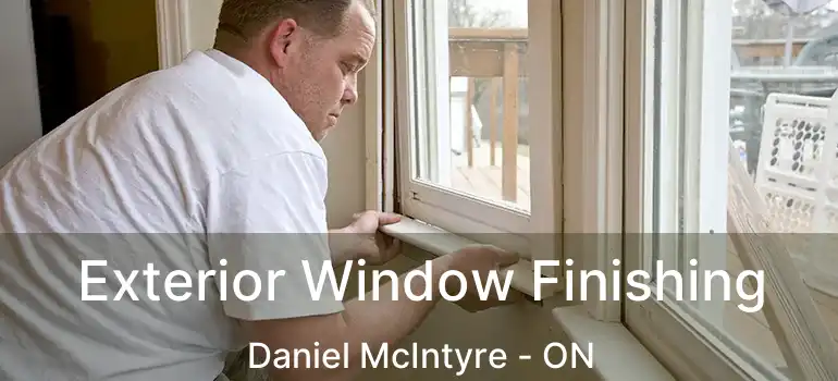 Exterior Window Finishing Daniel McIntyre - ON