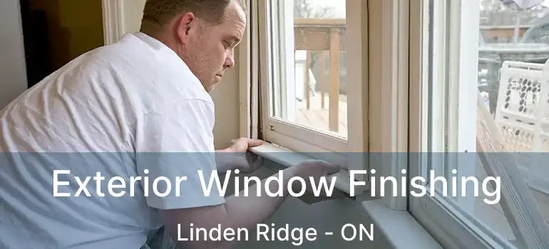  Exterior Window Finishing Linden Ridge - ON