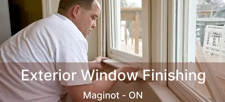  Exterior Window Finishing Maginot - ON