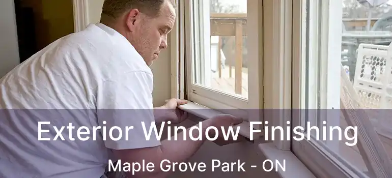  Exterior Window Finishing Maple Grove Park - ON