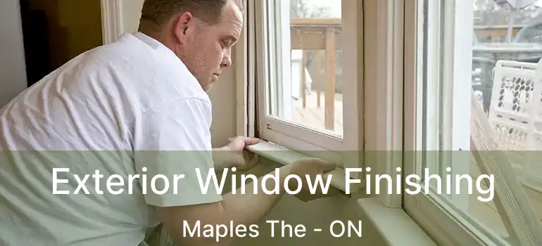 Exterior Window Finishing Maples The - ON
