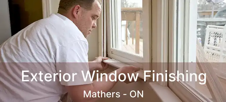  Exterior Window Finishing Mathers - ON