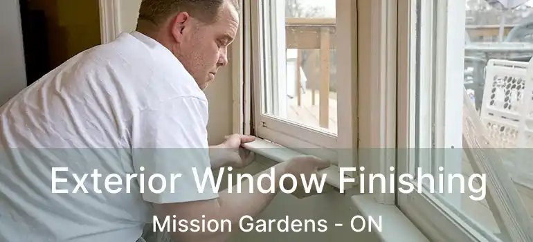  Exterior Window Finishing Mission Gardens - ON