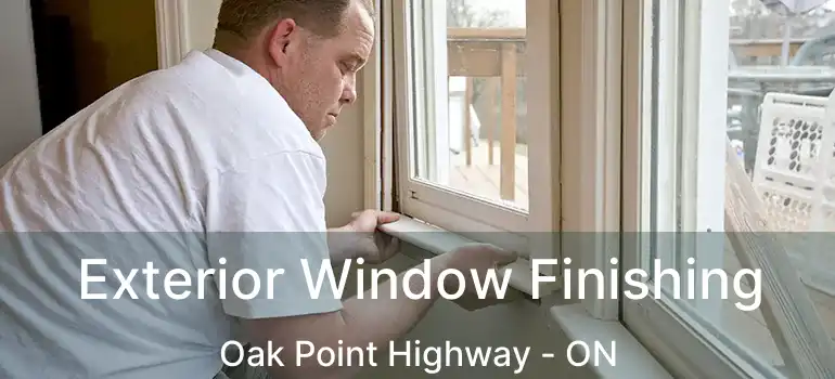  Exterior Window Finishing Oak Point Highway - ON