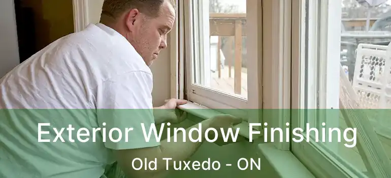  Exterior Window Finishing Old Tuxedo - ON