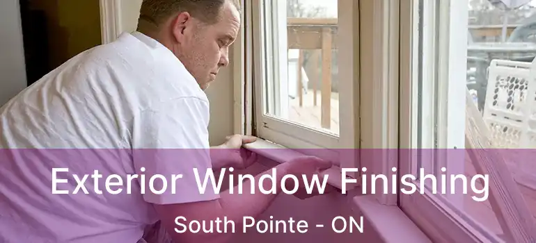  Exterior Window Finishing South Pointe - ON