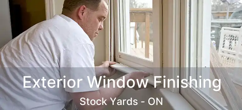  Exterior Window Finishing Stock Yards - ON