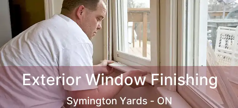 Exterior Window Finishing Symington Yards - ON