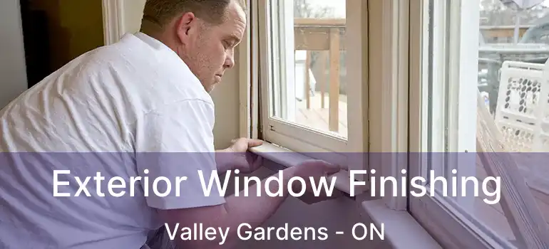  Exterior Window Finishing Valley Gardens - ON