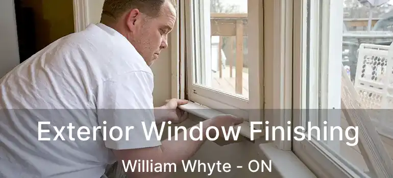  Exterior Window Finishing William Whyte - ON