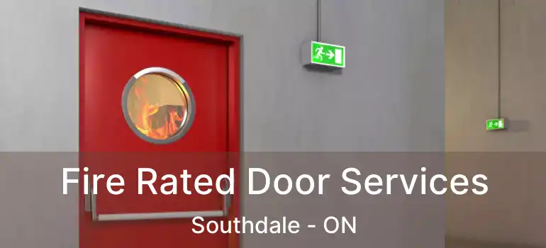  Fire Rated Door Services Southdale - ON