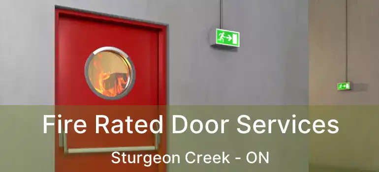  Fire Rated Door Services Sturgeon Creek - ON