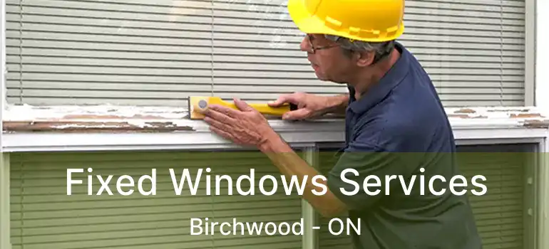  Fixed Windows Services Birchwood - ON