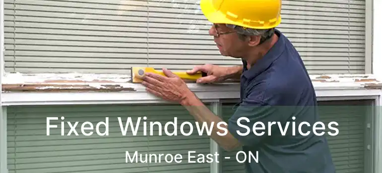  Fixed Windows Services Munroe East - ON