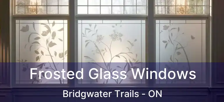 Frosted Glass Windows Bridgwater Trails - ON