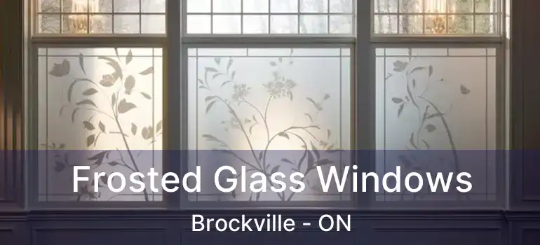 Frosted Glass Windows Brockville - ON
