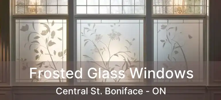  Frosted Glass Windows Central St. Boniface - ON