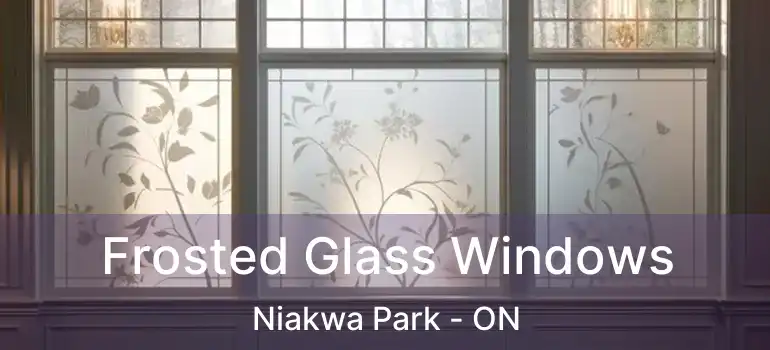  Frosted Glass Windows Niakwa Park - ON