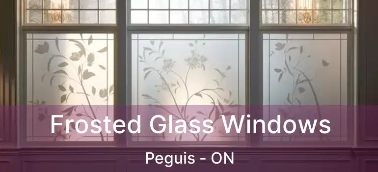  Frosted Glass Windows Peguis - ON