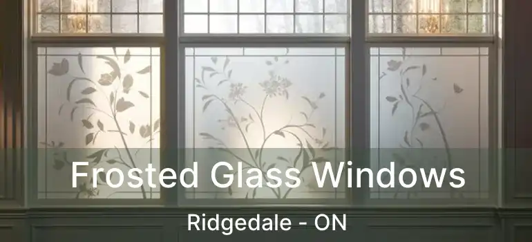  Frosted Glass Windows Ridgedale - ON