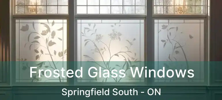  Frosted Glass Windows Springfield South - ON