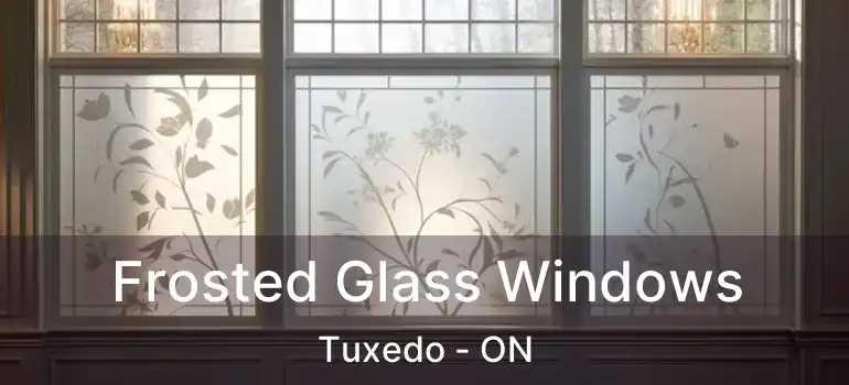  Frosted Glass Windows Tuxedo - ON