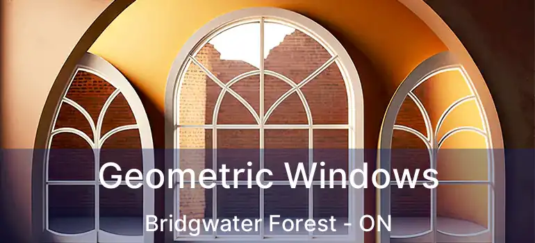  Geometric Windows Bridgwater Forest - ON