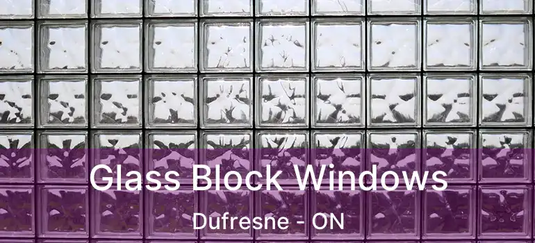  Glass Block Windows Dufresne - ON