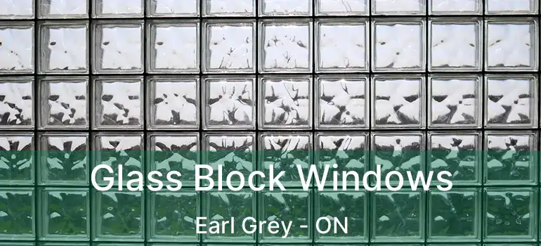  Glass Block Windows Earl Grey - ON