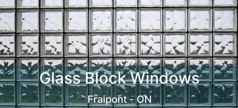  Glass Block Windows Fraipont - ON