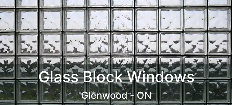  Glass Block Windows Glenwood - ON