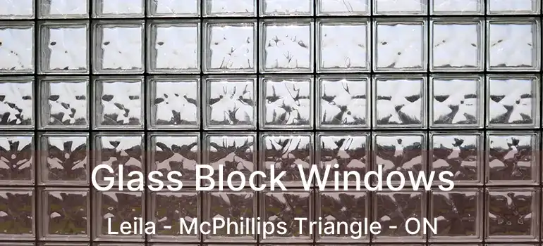  Glass Block Windows Leila - McPhillips Triangle - ON