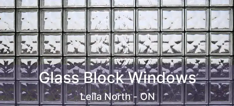  Glass Block Windows Leila North - ON