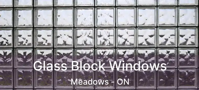  Glass Block Windows Meadows - ON