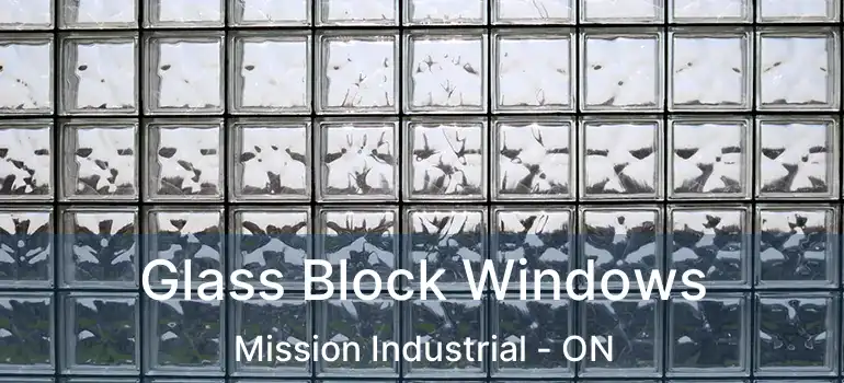  Glass Block Windows Mission Industrial - ON
